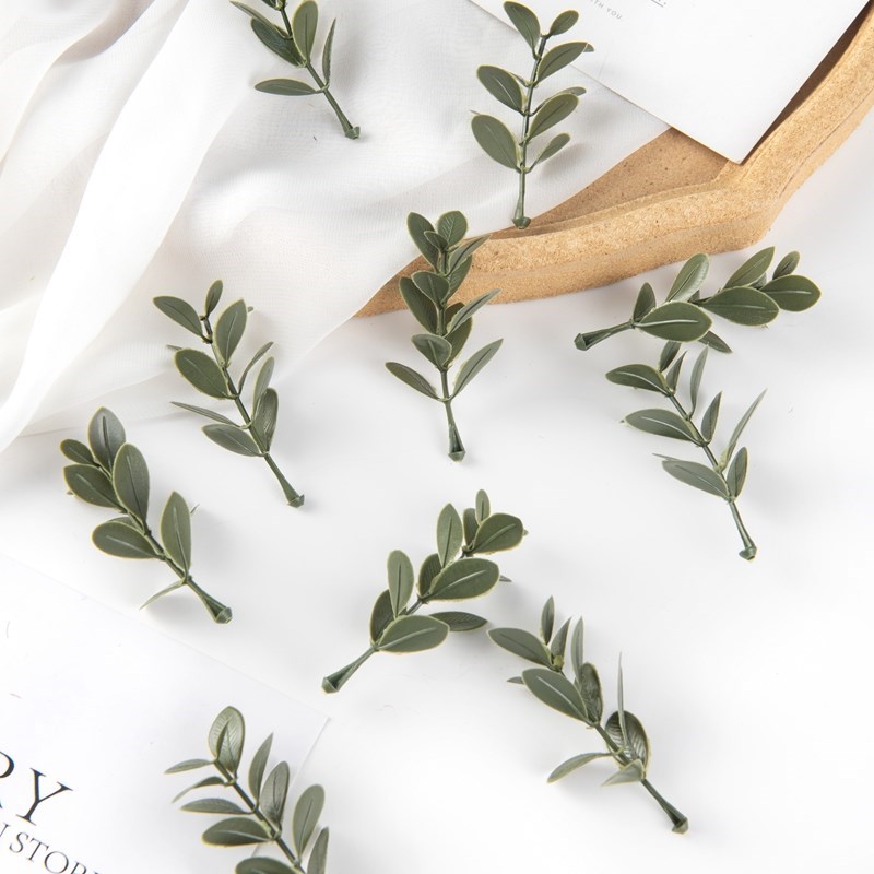 Home Decor Garland - 50/100PCS Artificial Plants Leaf Wedding Party