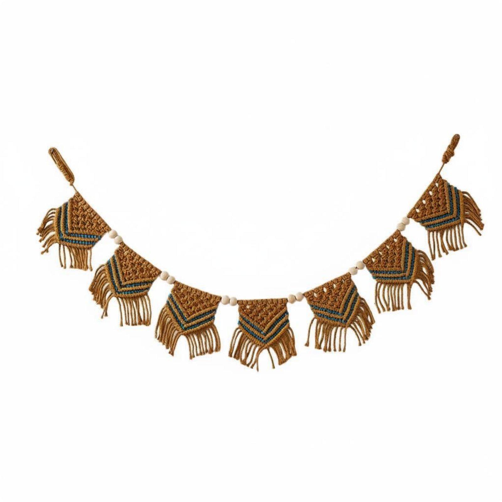 Home Decor Garland - Cotton Tapestry Bohemian Fringe Garland Woven