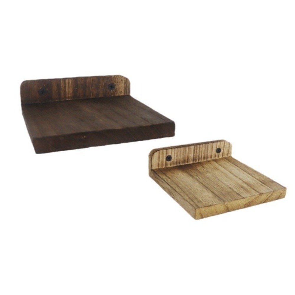 4PCS Wood Small Floating Shelv - Floating Shelves 评论和价格