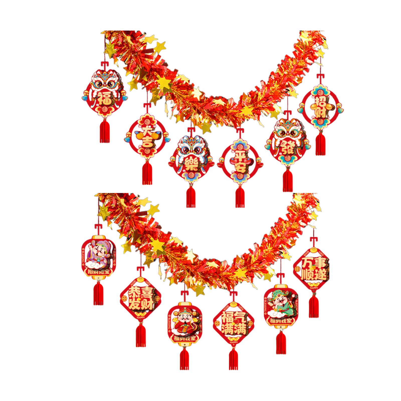Chinese New Year Garland,2026  - Home Decor Garland 评论和价格