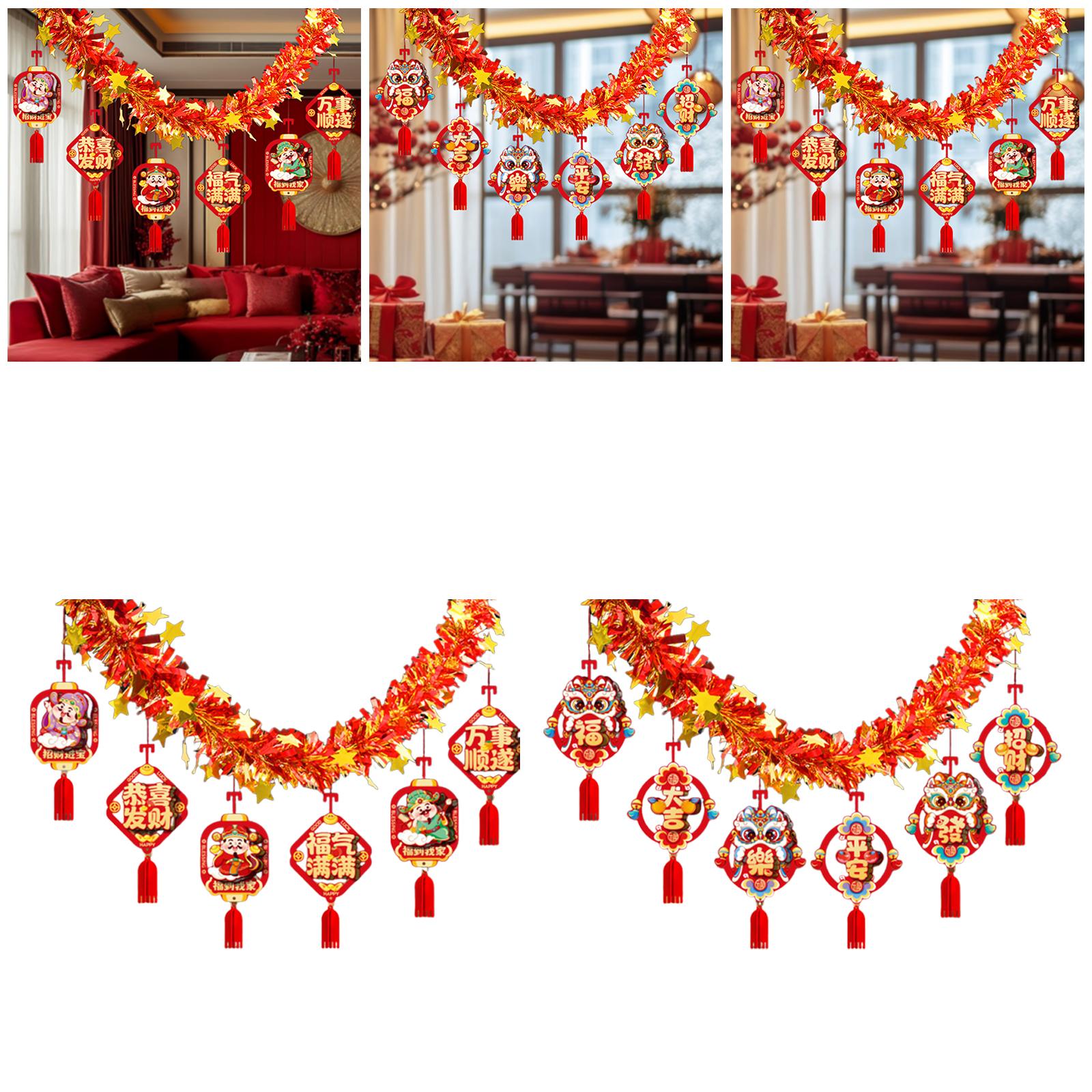 Chinese New Year Garland,2026  - Home Decor Garland 评论和价格