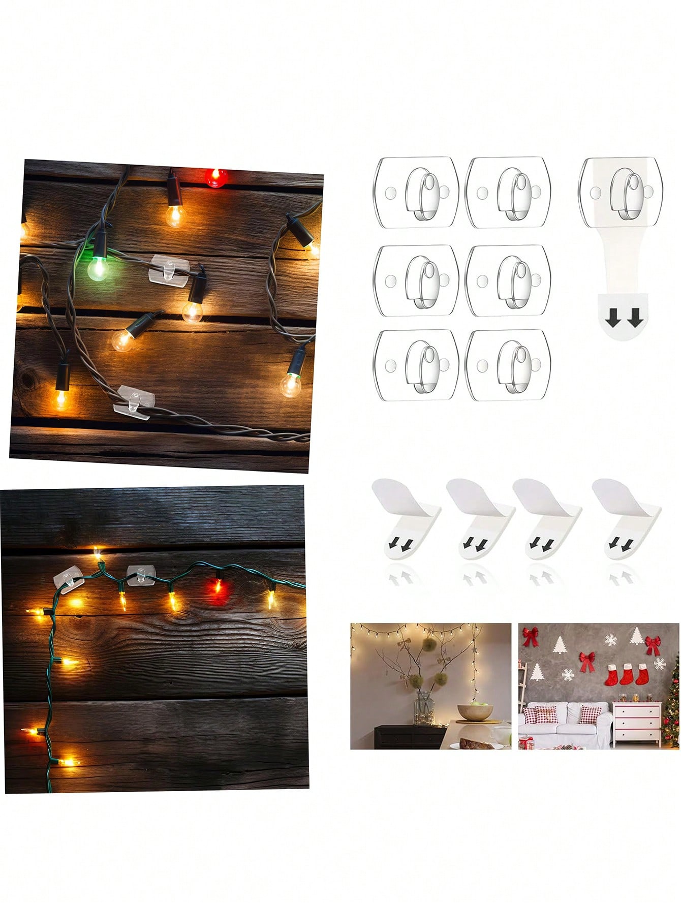6/12/20/40pcs Mini Damage-Free - Home Decor Garland 评论和价格