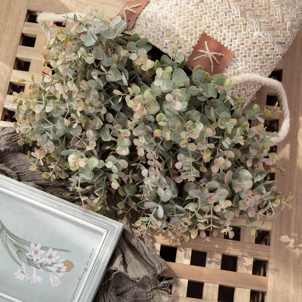 12pcs/Set Artificial Eucalyptu - Artificial Hanging Plants 评论和价格