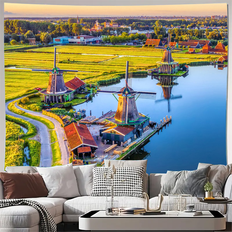 Large Bohemian Dutch Windmills - Home Decor Netherlands 评论和价格