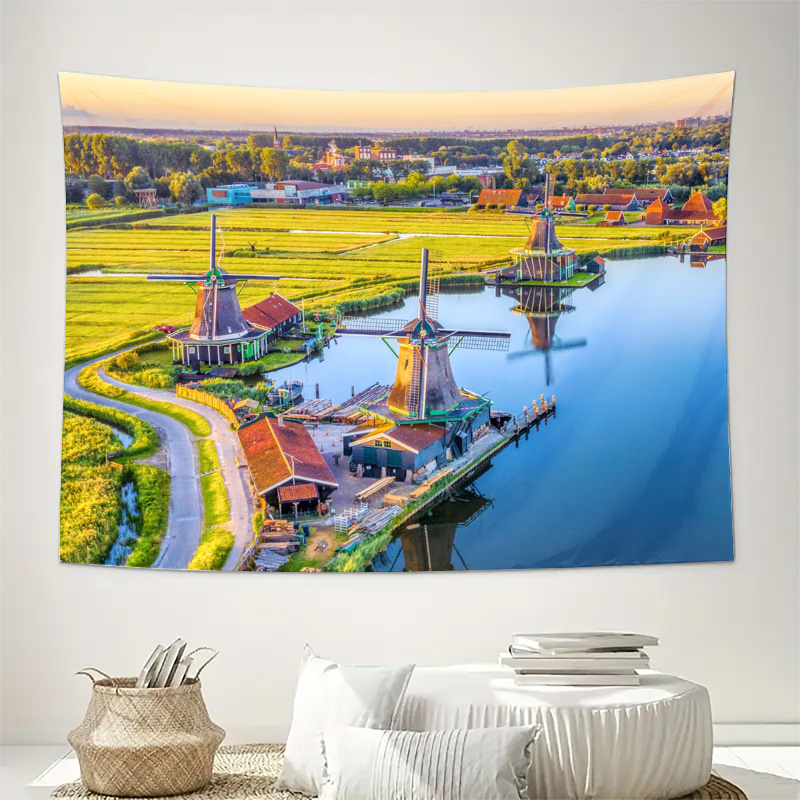 Large Bohemian Dutch Windmills - Home Decor Netherlands 评论和价格