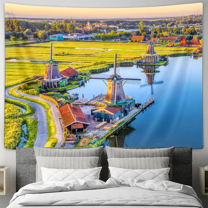 Large Bohemian Dutch Windmills - Home Decor Netherlands 评论和价格