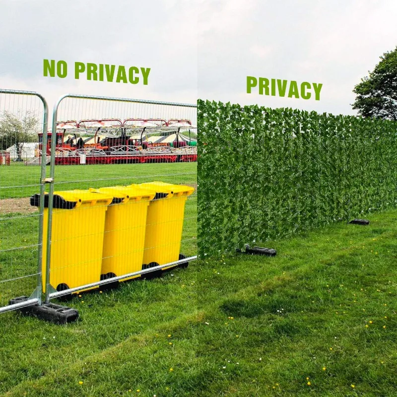 Artificial Leaf Privacy Fence  - Artificial Hanging Plants 评论和价格
