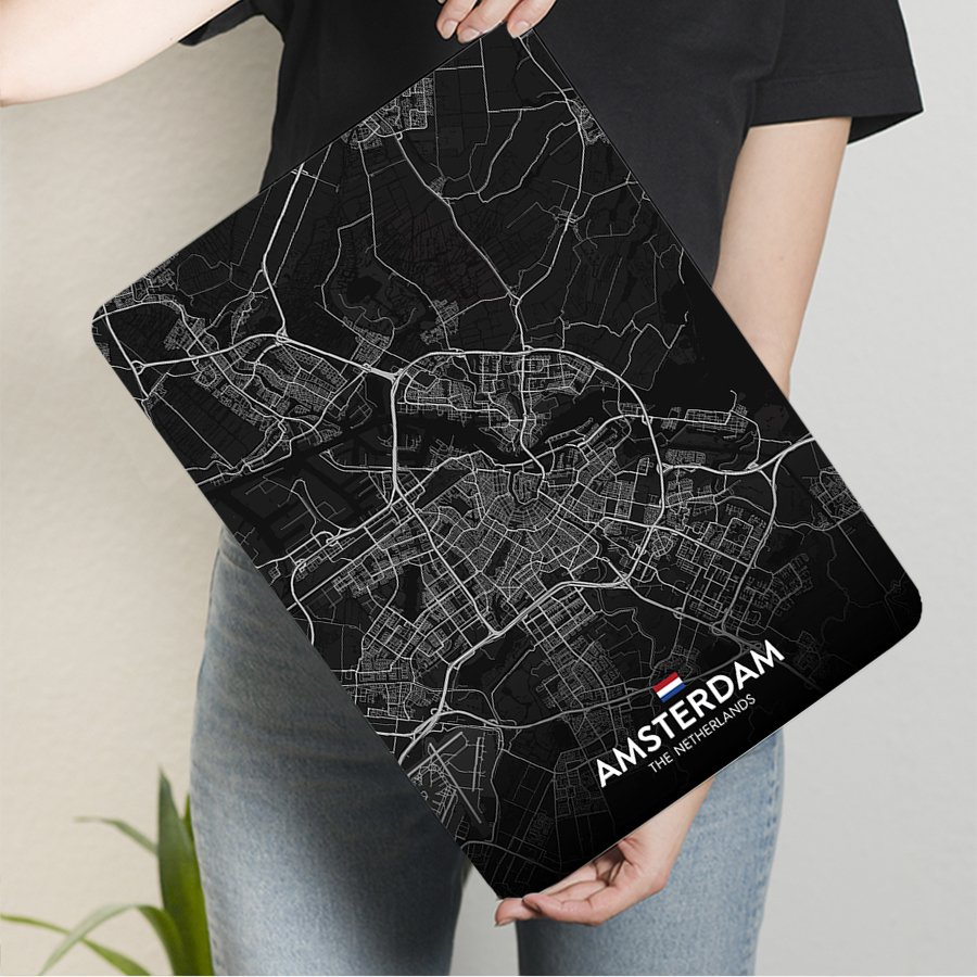 Custom Amsterdam City Map Meta - Home Decor Netherlands 评论和价格