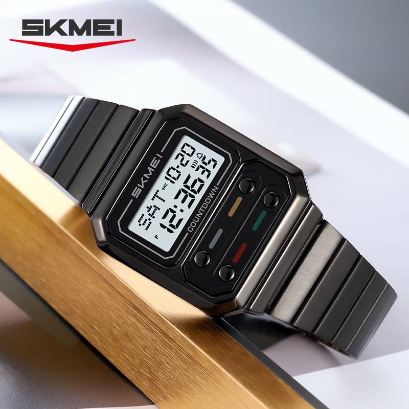 SKMEI 2448 Business Men's Retr - Vintage Alarm Clock 评论和价格