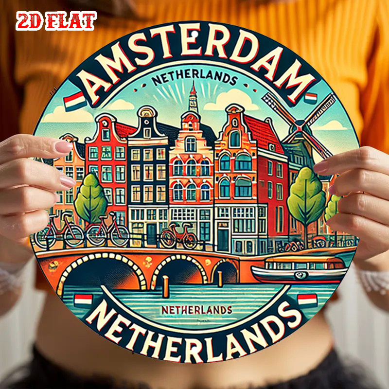 2D Flat, 1pc Amsterdam Netherl - Home Decor Netherlands 评论和价格