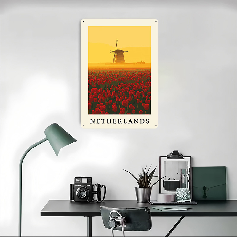 Netherlands Windmill and Tulip - Home Decor Netherlands 评论和价格