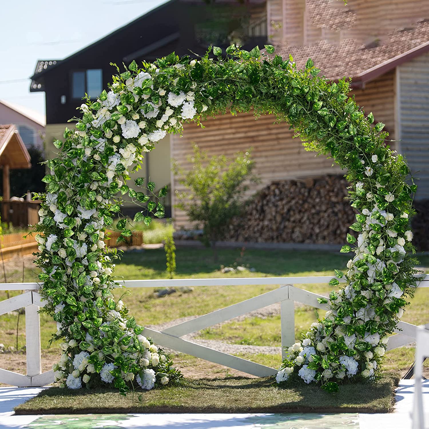 1/3/6/12pcs Artificial Ivy Lea - Home Decor Garland 评论和价格