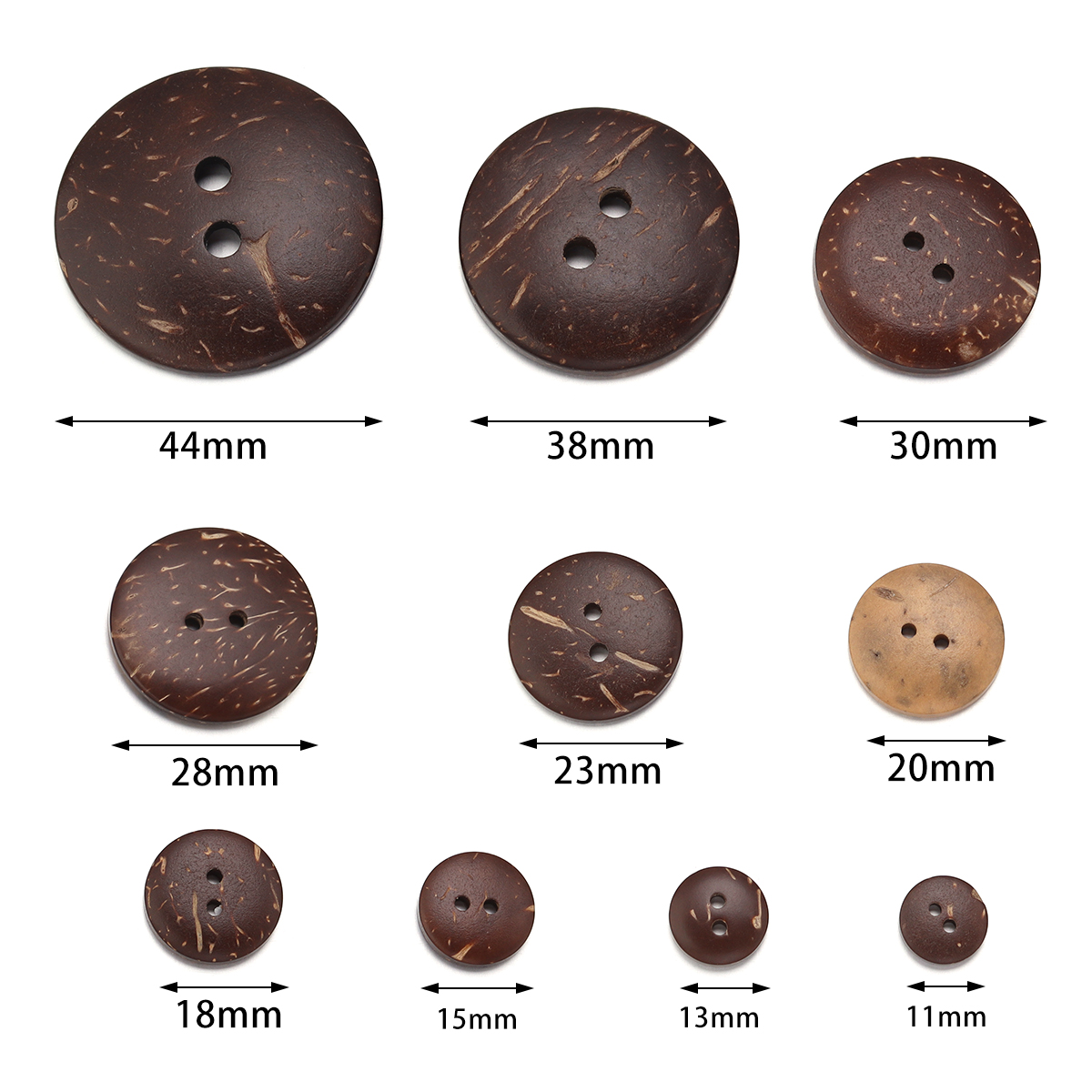 10-100Pcs Natural Coconut Shel - Home Decor Retailers 评论和价格