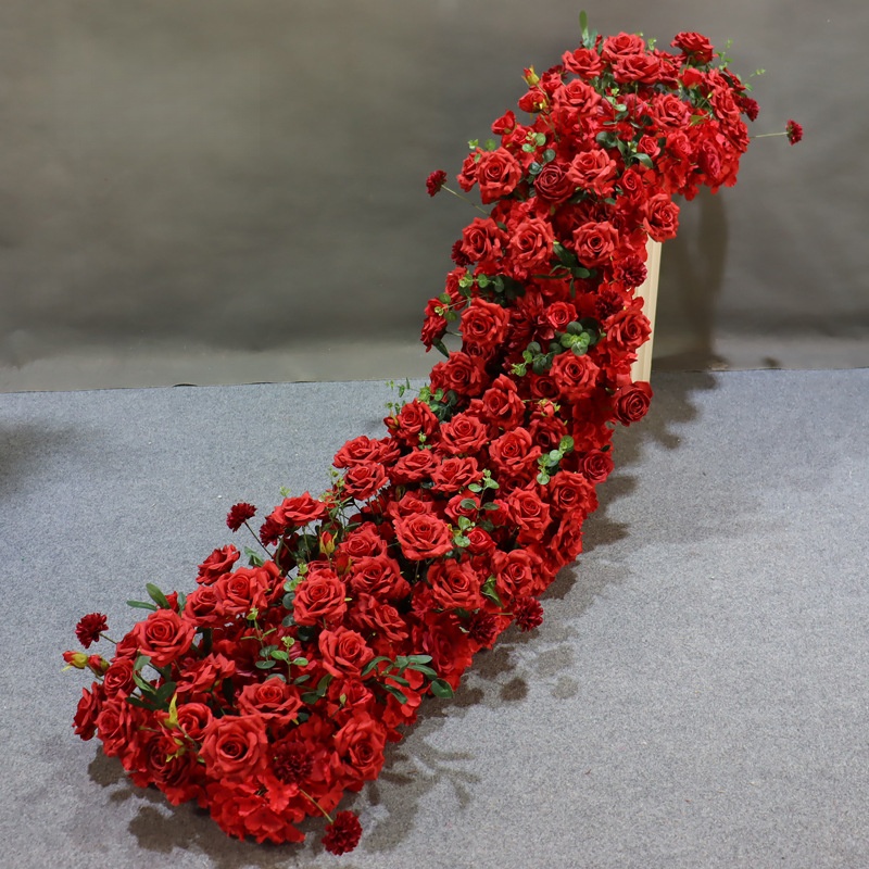 Handmade Red & Yellow Silk Flo - Home Decor Garland 评论和价格