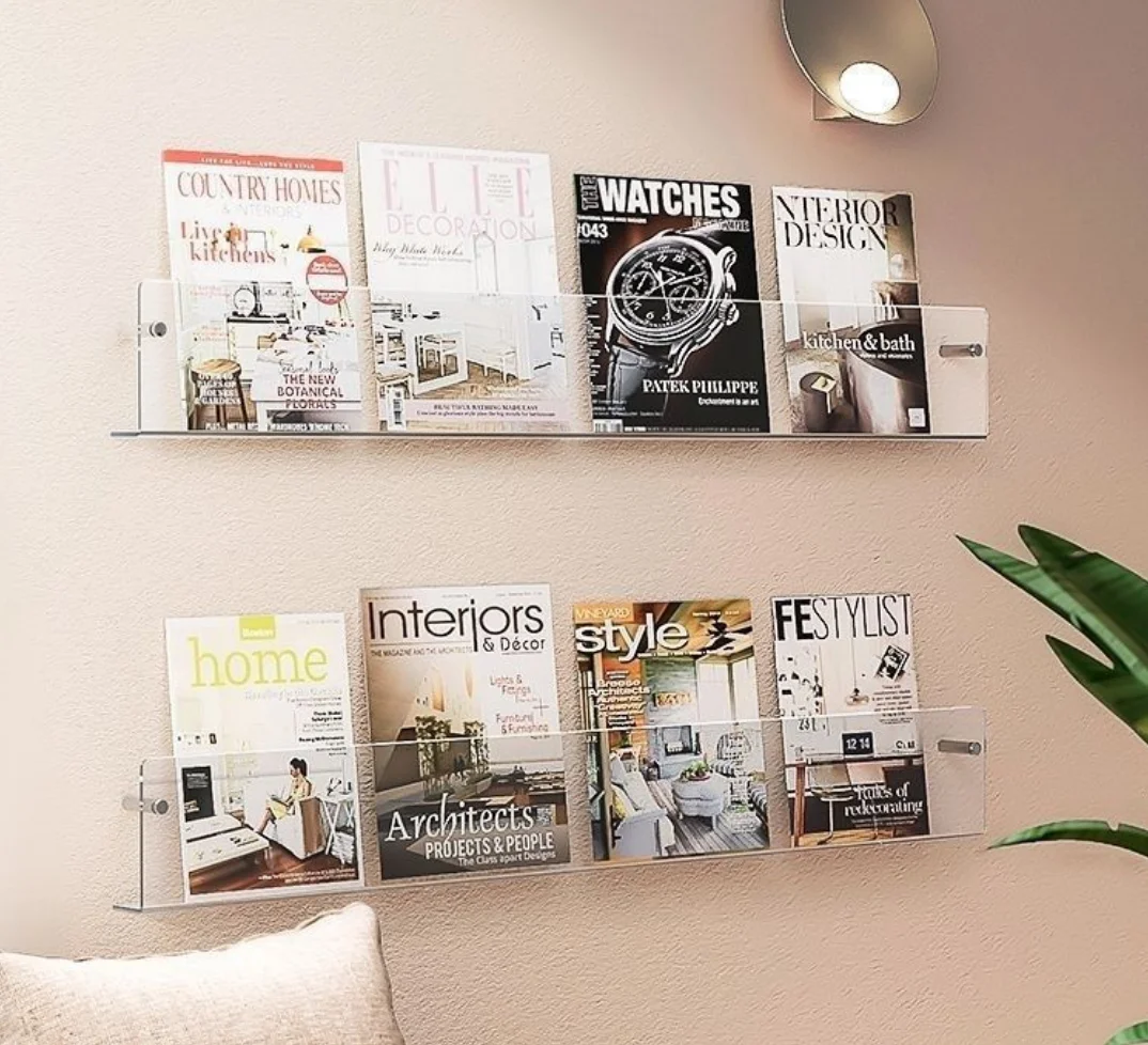 Acrylic Newspapers Book Magazi - Home Decor Brochure 评论和价格