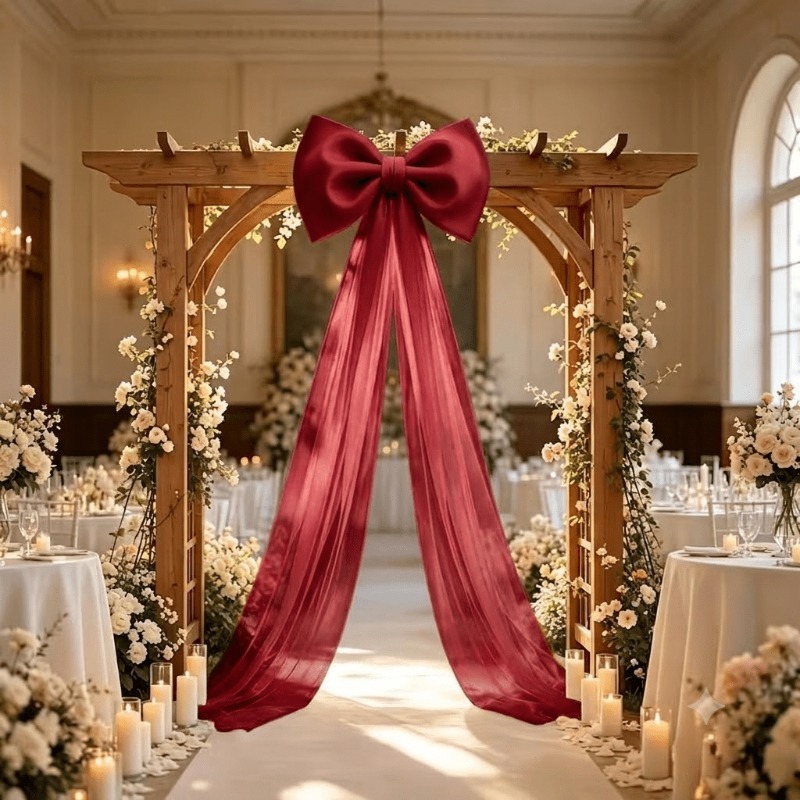 Large Wedding Velvet Bows with - Yarn Home Decor 评论和价格