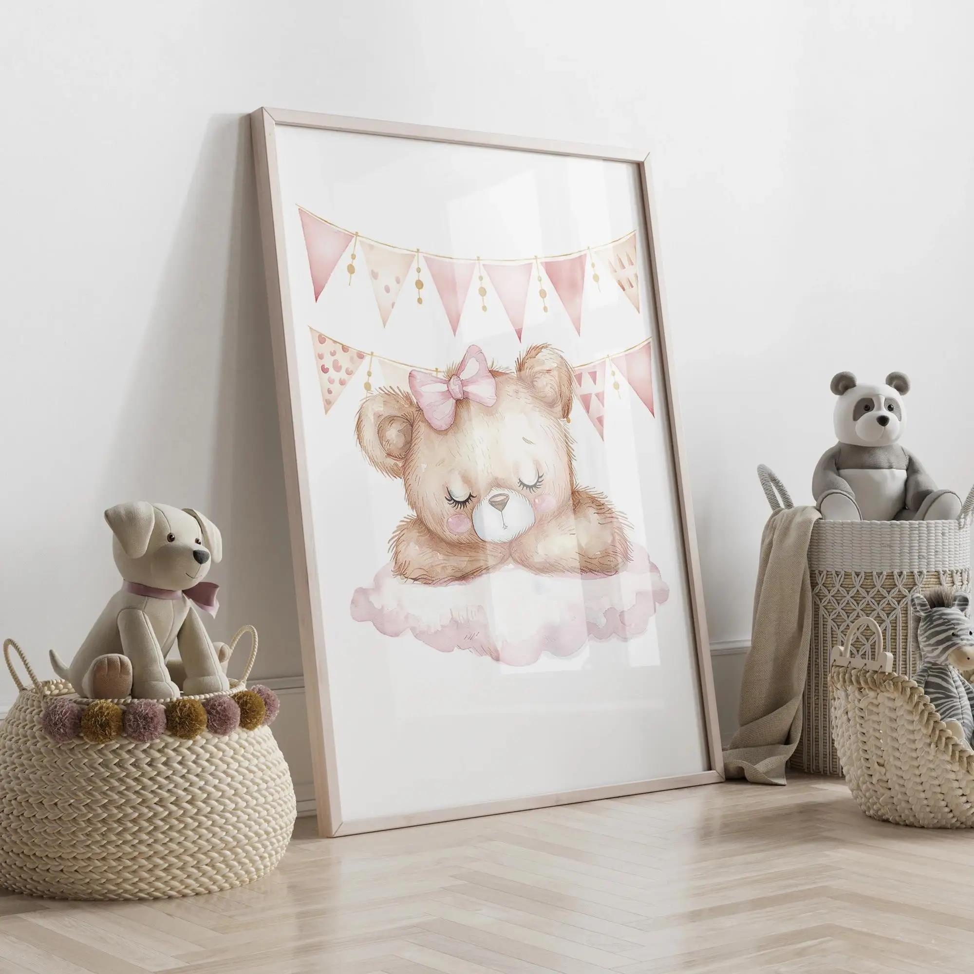 Pink Dream Bear Carousel Tent  - Home Decor Foto 评论和价格