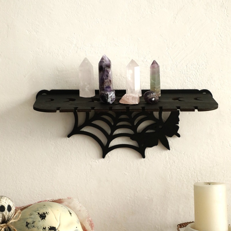 New Halloween Gothic Spider We - Floating Shelves 评论和价格