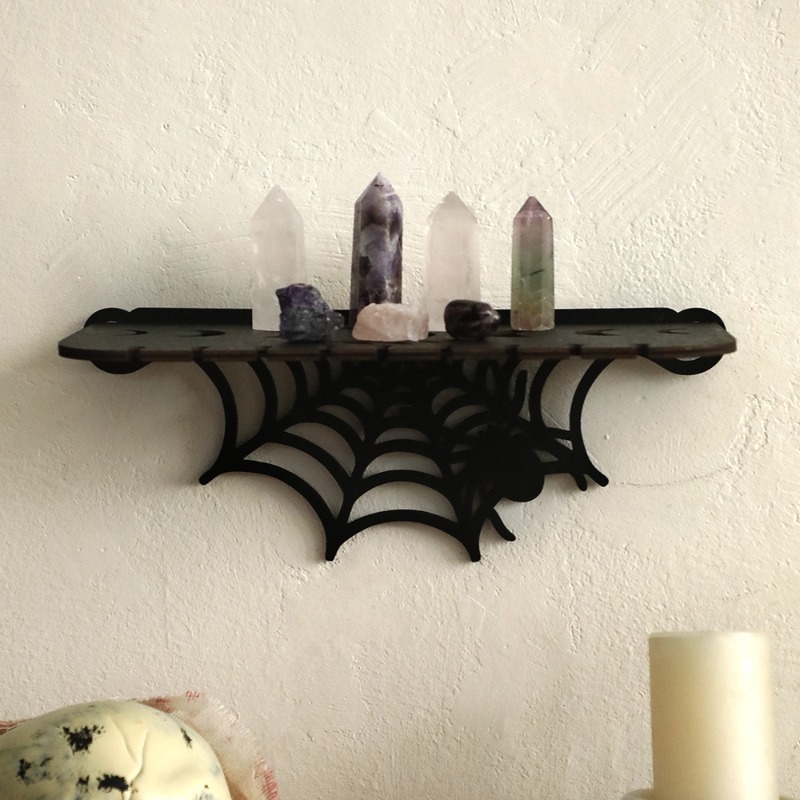 New Halloween Gothic Spider We - Floating Shelves 评论和价格