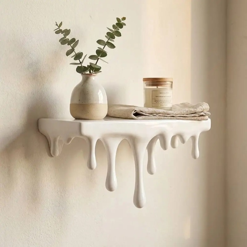 Decorative 3D Printed Drip Flo - Floating Shelves 评论和价格