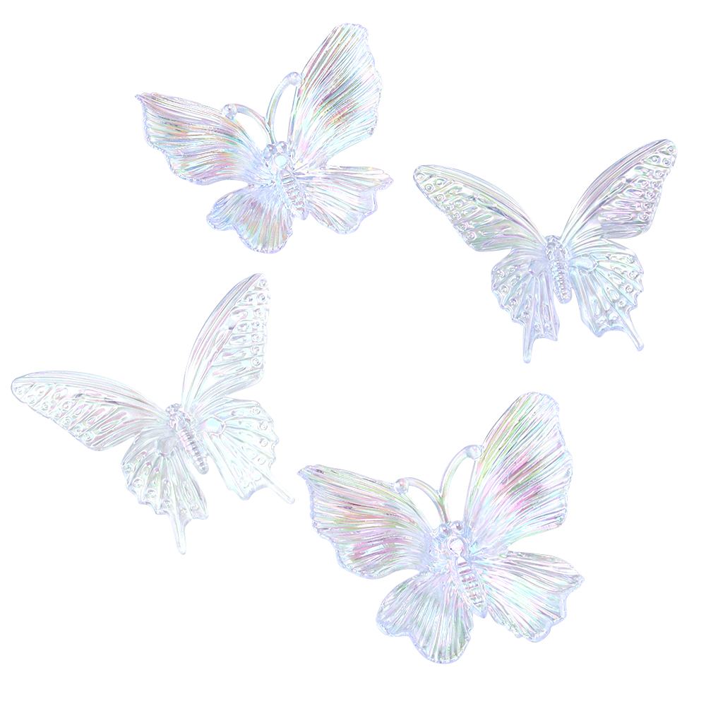 5pcs Acrylic Butterfly Gradien - Home Decor Retailers 评论和价格