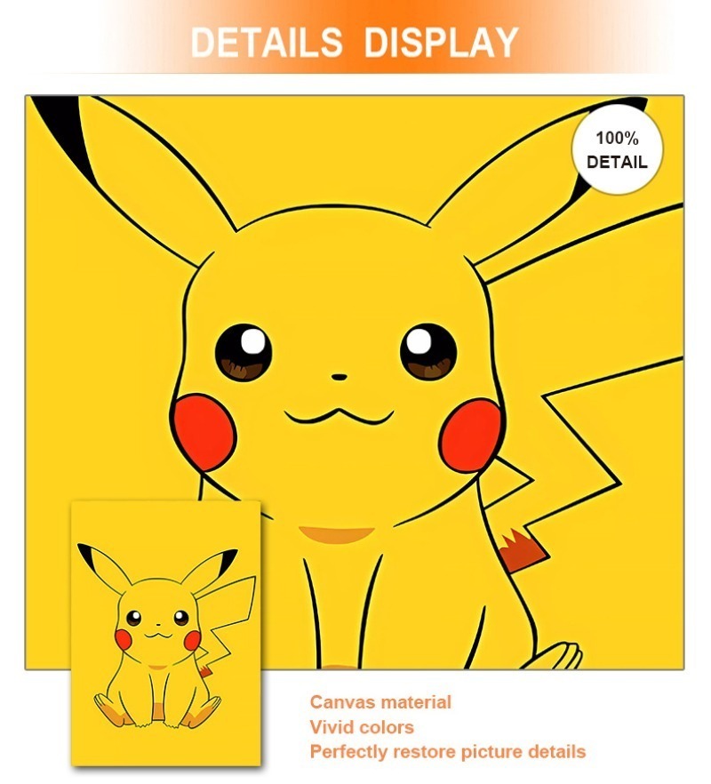 Frameless Cartoon Anime Poster - Watercolor Poster Print 评论和价格