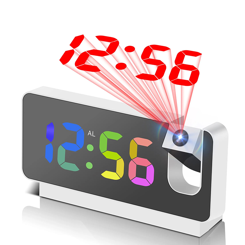 Projection Alarm Clock Desk Cl - Vintage Alarm Clock 评论和价格