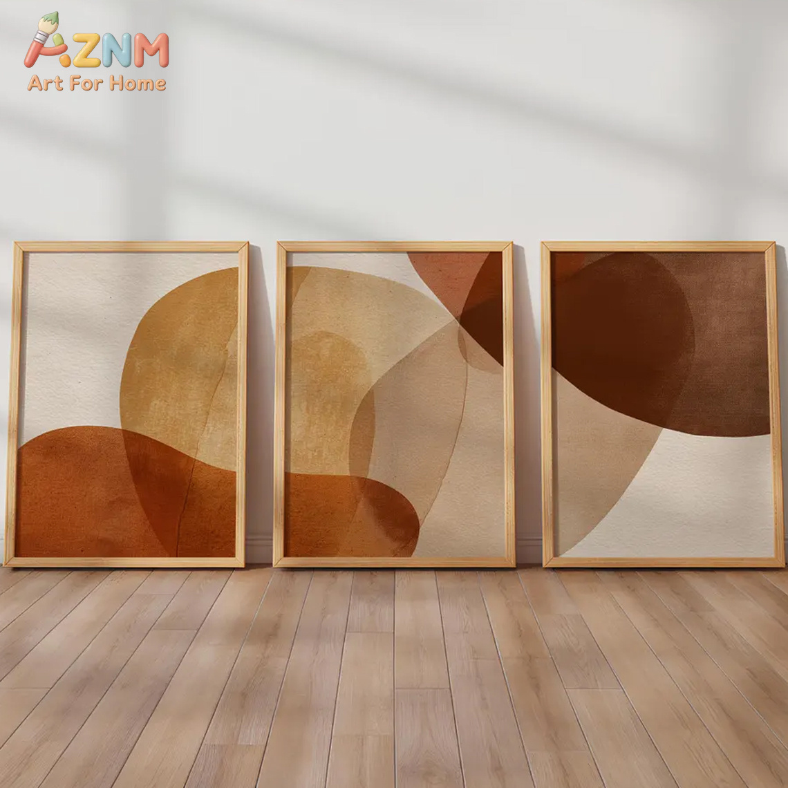 AZNM Boho Abstract Terracotta  - Watercolor Poster Print 评论和价格