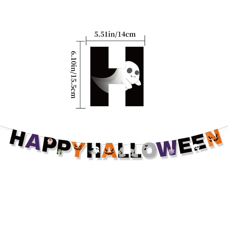 New Cartoon Halloween Pattern  - Home Decor Garland 评论和价格