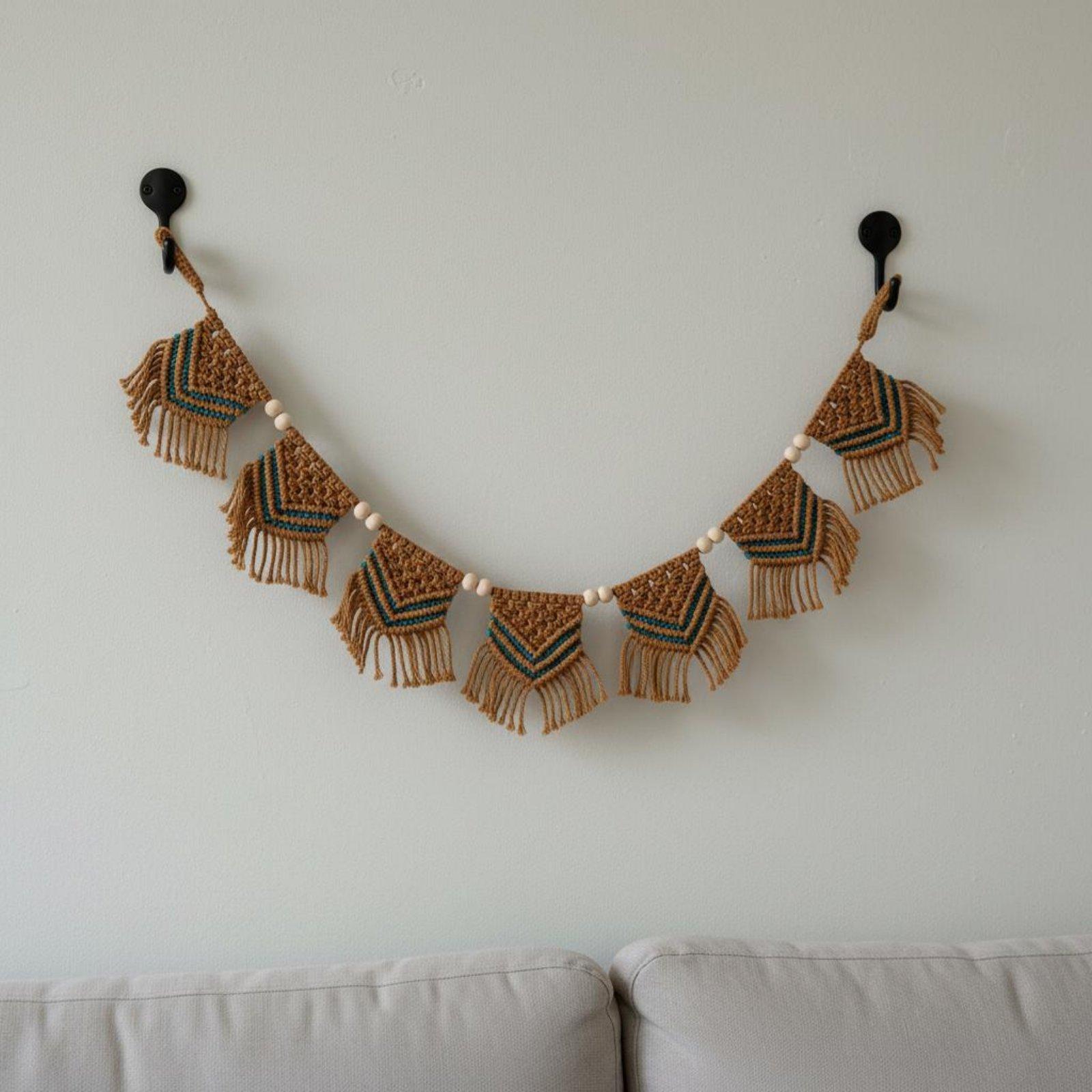 Cotton Tapestry Bohemian Fring - Home Decor Garland 评论和价格