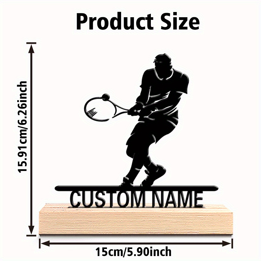 Personalized Tennis Player Met - Home Decor Retailers 评论和价格