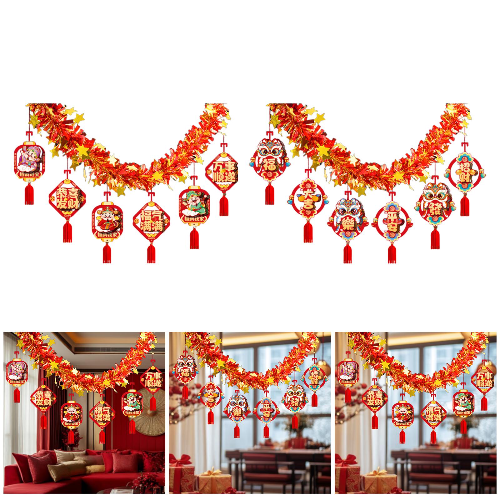 Chinese New Year Garland 2026, - Home Decor Garland 评论和价格