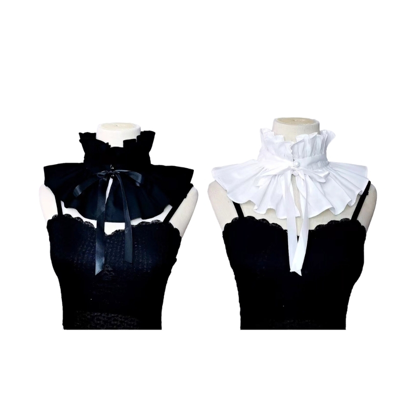 Victorian Collar Ruffled Colla - Victory Home Decor 评论和价格