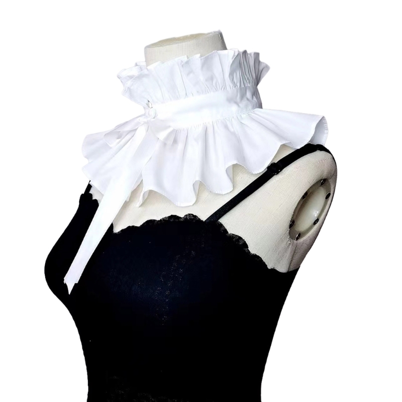 Victorian Collar Ruffled Colla - Victory Home Decor 评论和价格