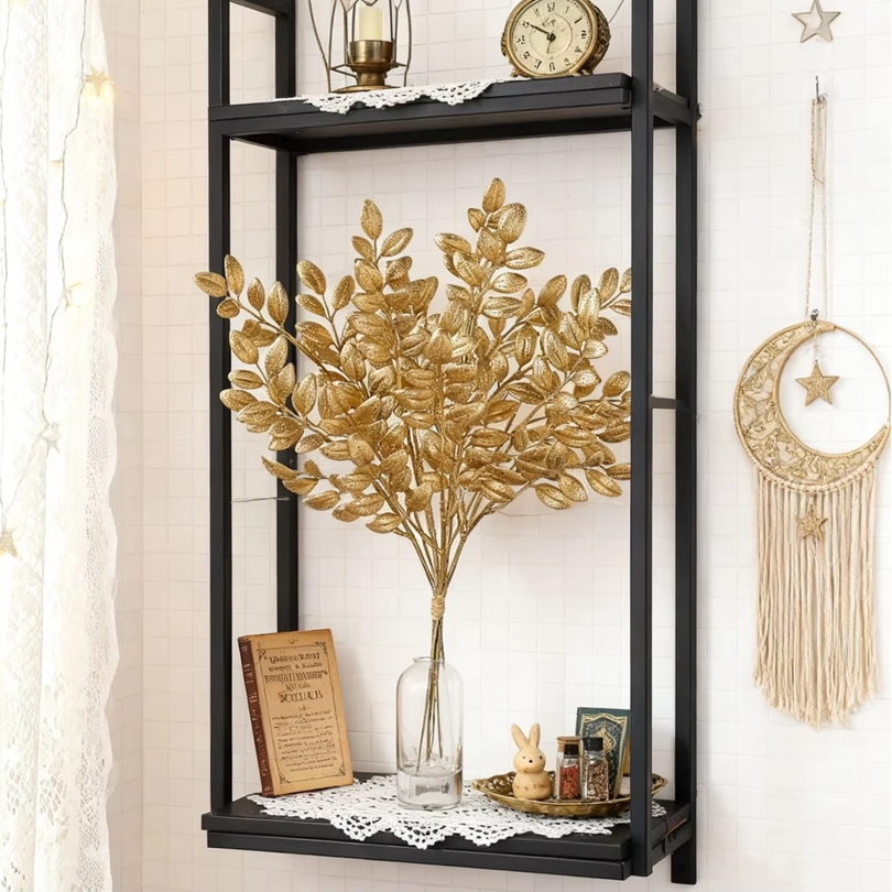 10Pcs Artificial Plants Golden - Home Decor Garland 评论和价格