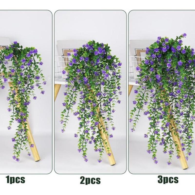 Artificial Plant Hanging Flowe - Artificial Hanging Plants 评论和价格