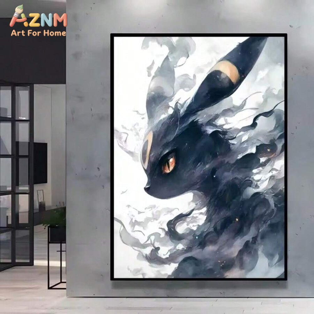 AZNM Watercolor Eeveelutions C - Watercolor Poster Print 评论和价格