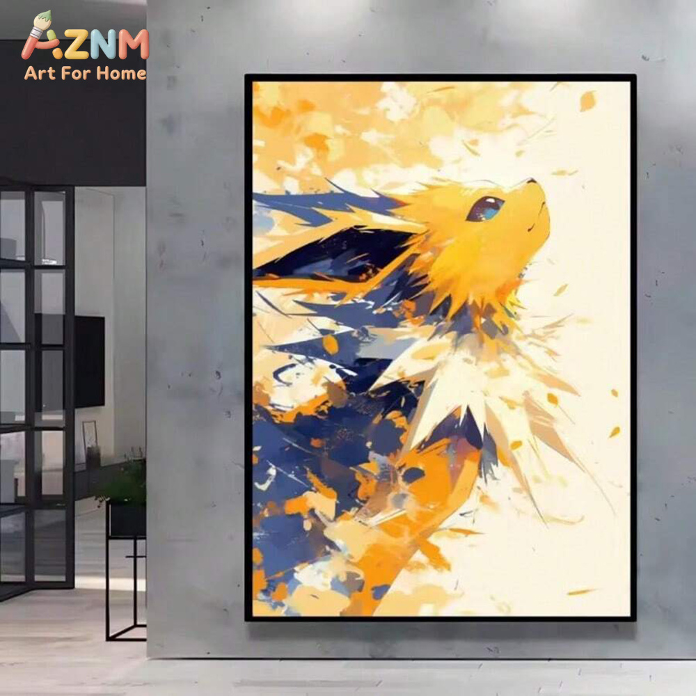 AZNM Watercolor Eeveelutions C - Watercolor Poster Print 评论和价格