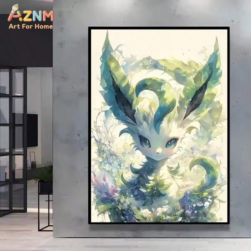 AZNM Watercolor Eeveelutions C - Watercolor Poster Print 评论和价格