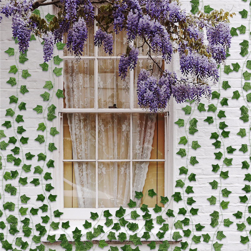 2.2M Ivy Green Fake Leaves Gar - Home Decor Garland 评论和价格