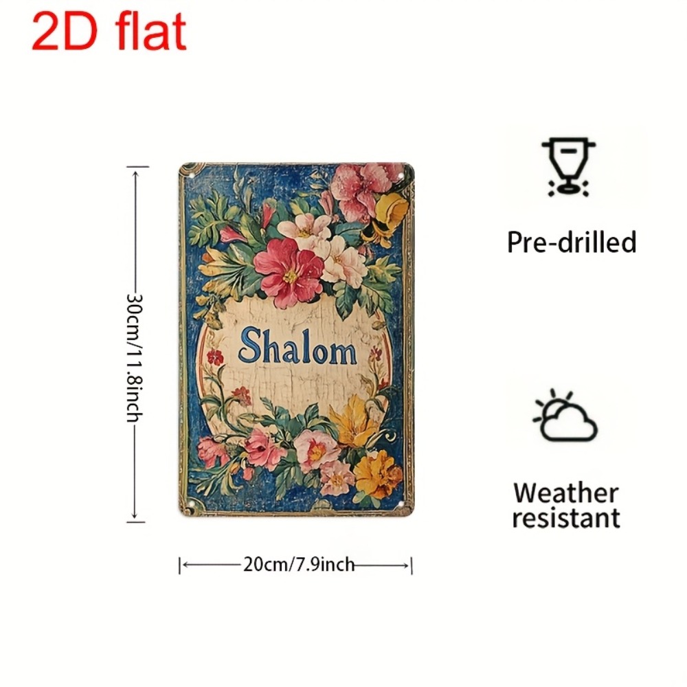 CIFBUY Vintage Floral Shalom A - Home Decor Vintage 评论和价格