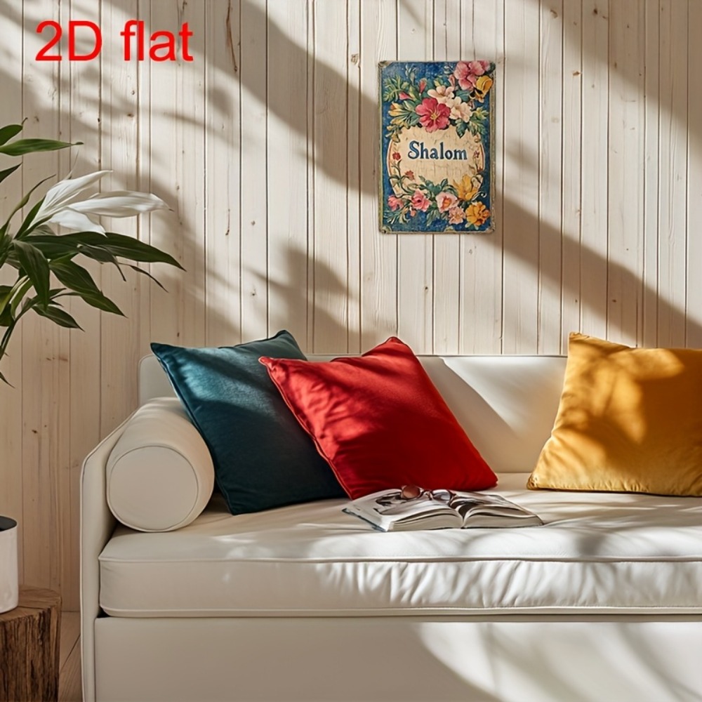 CIFBUY Vintage Floral Shalom A - Home Decor Vintage 评论和价格