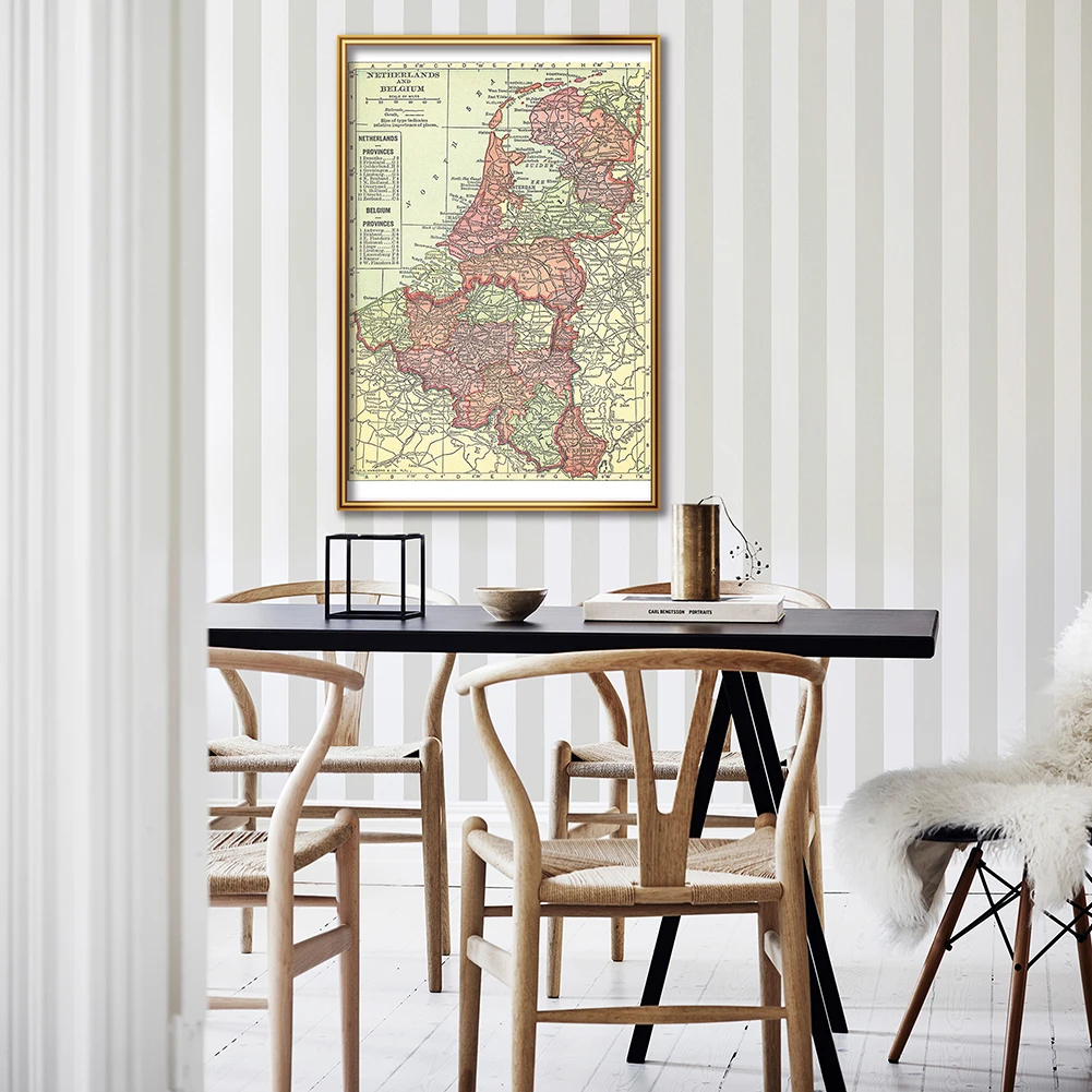42*59cm The 1914 Belgium and N - Home Decor Netherlands 评论和价格