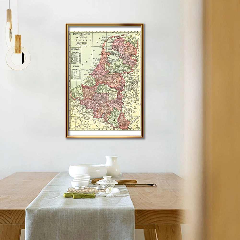 42*59cm The 1914 Belgium and N - Home Decor Netherlands 评论和价格