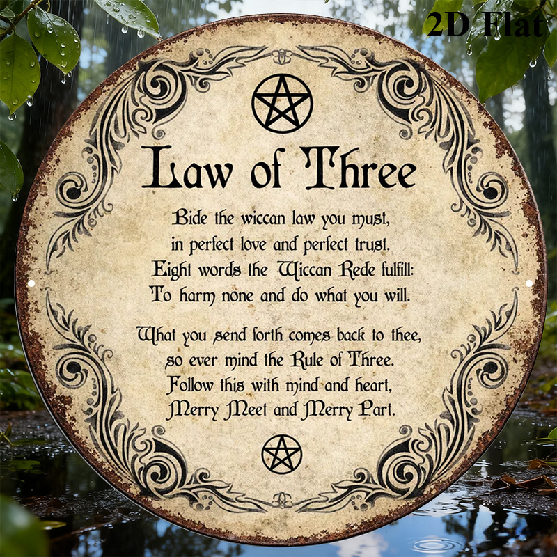 CIFBUY Vintage Wicca Triple Go - Home Decor Vintage 评论和价格