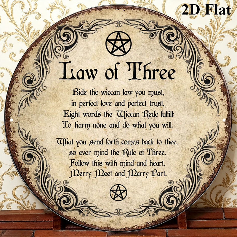 CIFBUY Vintage Wicca Triple Go - Home Decor Vintage 评论和价格